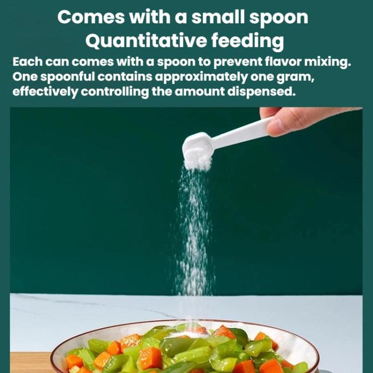 Household 4-Grid Seasoning Box Kitchen Spice Storage Container