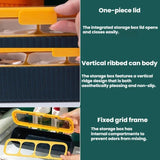 Household 4-Grid Seasoning Box Kitchen Spice Storage Container