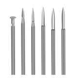 Sword Shape Engraving Sharp Knife Electric Grinder Engraving Line Engraving Drill Bit Tool, 6pcs /Box 3.0mm, 6pcs /Box 2.35mm
