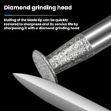 Sword Shape Engraving Sharp Knife Electric Grinder Engraving Line Engraving Drill Bit Tool, 6pcs /Box 3.0mm, 6pcs /Box 2.35mm
