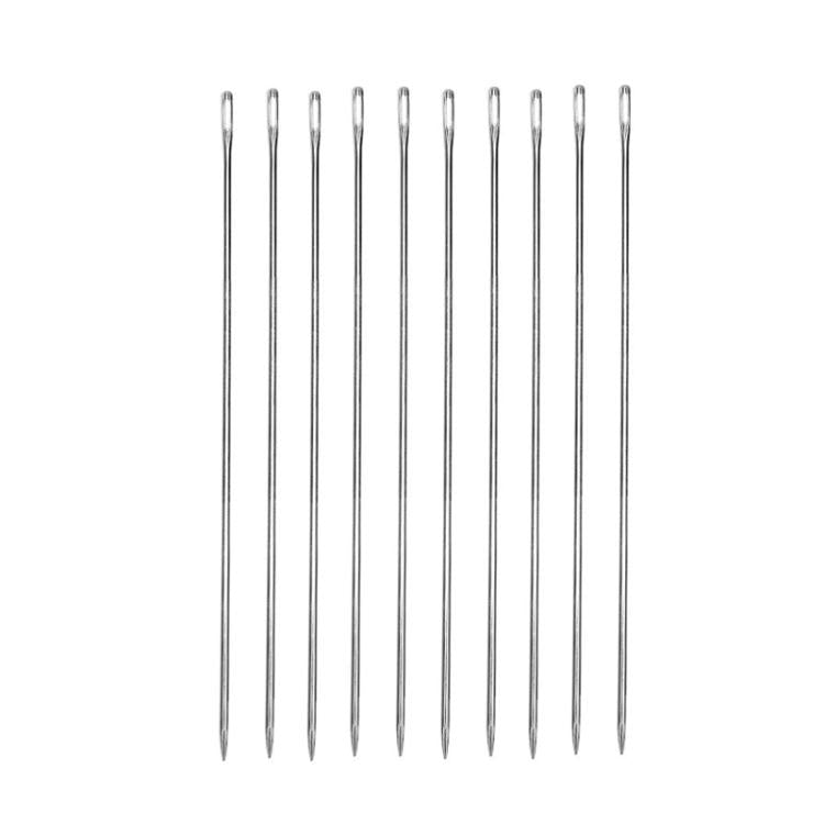 10pcs Large-hole Extra-long Thick Quilt Handmade Sewing Needle, 10cm, 15cm, 20cm, 25cm, 30cm