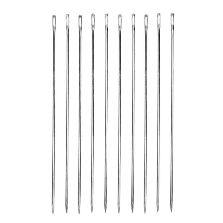 10pcs Large-hole Extra-long Thick Quilt Handmade Sewing Needle, 10cm, 15cm, 20cm, 25cm, 30cm