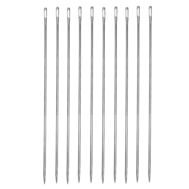 10pcs Large-hole Extra-long Thick Quilt Handmade Sewing Needle, 10cm, 15cm, 20cm, 25cm, 30cm