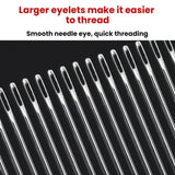 10pcs Large-hole Extra-long Thick Quilt Handmade Sewing Needle, 10cm, 15cm, 20cm, 25cm, 30cm