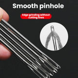 10pcs Large-hole Extra-long Thick Quilt Handmade Sewing Needle, 10cm, 15cm, 20cm, 25cm, 30cm