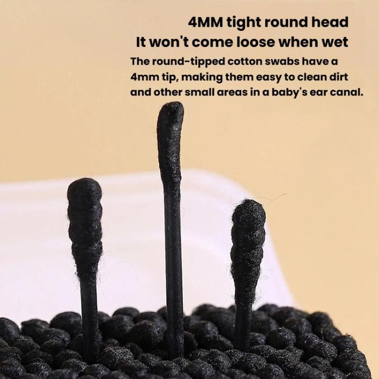 100pcs/Box Disposable Ear Pick Cotton Swabs Double-Ended Cotton Buds, Ear Pick + Spiral, Ear Pick + Circle, Circle + Spiral