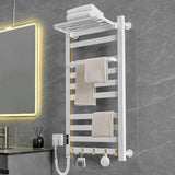 Smart Touchscreen Display Electric Heated Towel Rack Bathroom Drying Rack, Large Platinum Right Wiring, Large Platinum Left Wiring, Large White Right Wiring, Large White Left Wiring, Large Black Right Wiring, Large Black Left Wiring                    ...