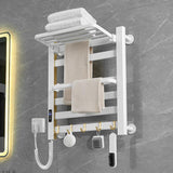 Smart Touchscreen Display Electric Heated Towel Rack Bathroom Drying Rack, Large Platinum Right Wiring, Large Platinum Left Wiring, Large White Right Wiring, Large White Left Wiring, Large Black Right Wiring, Large Black Left Wiring                    ...