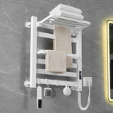 Smart Touchscreen Display Electric Heated Towel Rack Bathroom Drying Rack, Large Platinum Right Wiring, Large Platinum Left Wiring, Large White Right Wiring, Large White Left Wiring, Large Black Right Wiring, Large Black Left Wiring                    ...