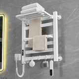 Smart Touchscreen Display Electric Heated Towel Rack Bathroom Drying Rack, Large Platinum Right Wiring, Large Platinum Left Wiring, Large White Right Wiring, Large White Left Wiring, Large Black Right Wiring, Large Black Left Wiring                    ...