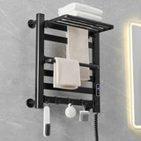 Smart Touchscreen Display Electric Heated Towel Rack Bathroom Drying Rack, Large Platinum Right Wiring, Large Platinum Left Wiring, Large White Right Wiring, Large White Left Wiring, Large Black Right Wiring, Large Black Left Wiring                    ...