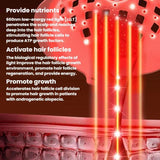 SF-001 660nm Silicone Wireless Remote-Controlled Red Light Hair Growth Device Portable Anti-Hair Loss Hair Care Cap