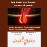 SF-001 660nm Silicone Wireless Remote-Controlled Red Light Hair Growth Device Portable Anti-Hair Loss Hair Care Cap