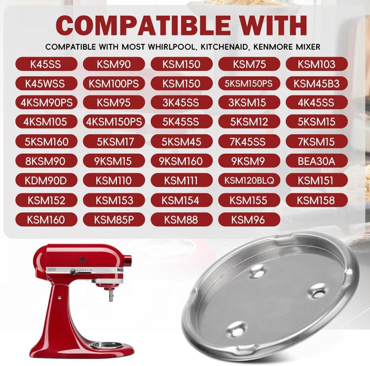 W10191926 Mixer Bowl Screw Cap Replacement For KitchenAid, Whirlpool, Kenmore 5QT Stand Mixers