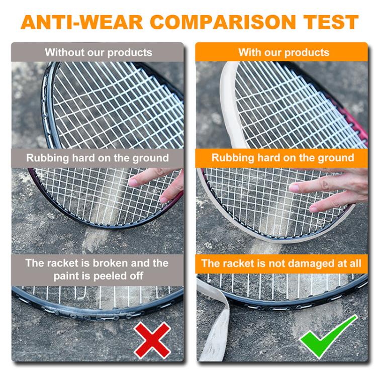 0.35x5m Badminton Racket Frame Wear-Resistant Anti-Paint Peeling Thickened Protective Tape