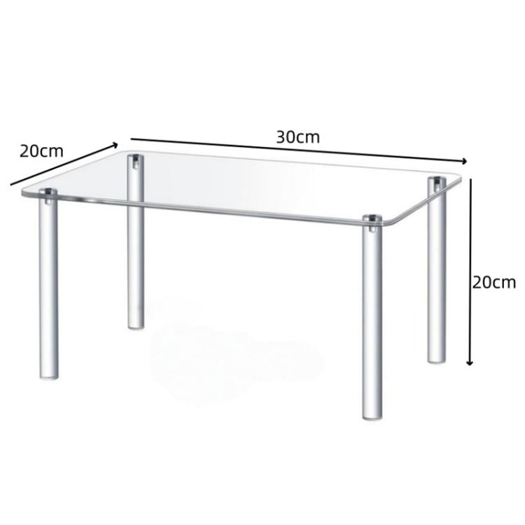 Acrylic Plant Pot Stand Dish Rack For Kitchen, Living Room & Balcony, YX223