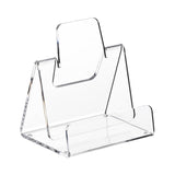 Acrylic Book & Brochure Display Stand For Office, Home, Restaurant, Single, Double