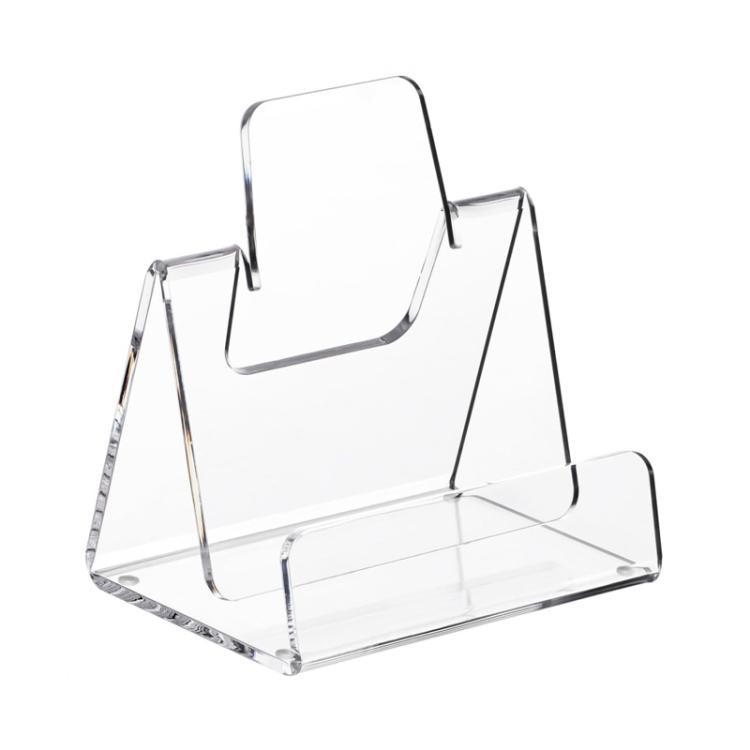Acrylic Book & Brochure Display Stand For Office, Home, Restaurant, Single, Double