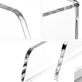 Acrylic Book & Brochure Display Stand For Office, Home, Restaurant, Single, Double