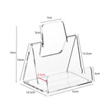 Acrylic Book & Brochure Display Stand For Office, Home, Restaurant, Single, Double