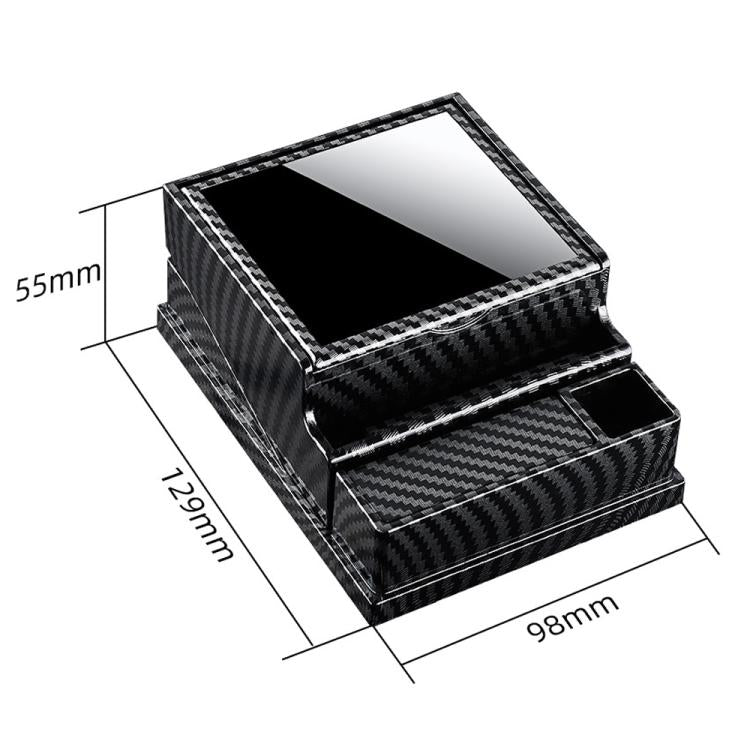 Vintage Style 40-Count Automatic Cigarette Box with Built-in Lighter Slot