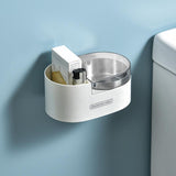 Stainless Steel Wall-Mounted Ashtray with Lid for Bathroom and Toilet Space-Saving Ash Holder