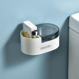 Stainless Steel Wall-Mounted Ashtray with Lid for Bathroom and Toilet Space-Saving Ash Holder