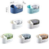 Stainless Steel Wall-Mounted Ashtray with Lid for Bathroom and Toilet Space-Saving Ash Holder