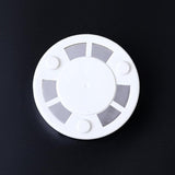 Rotating Sealed Ashtray with Lid Windproof Electroplated Finish Desktop Ashtray