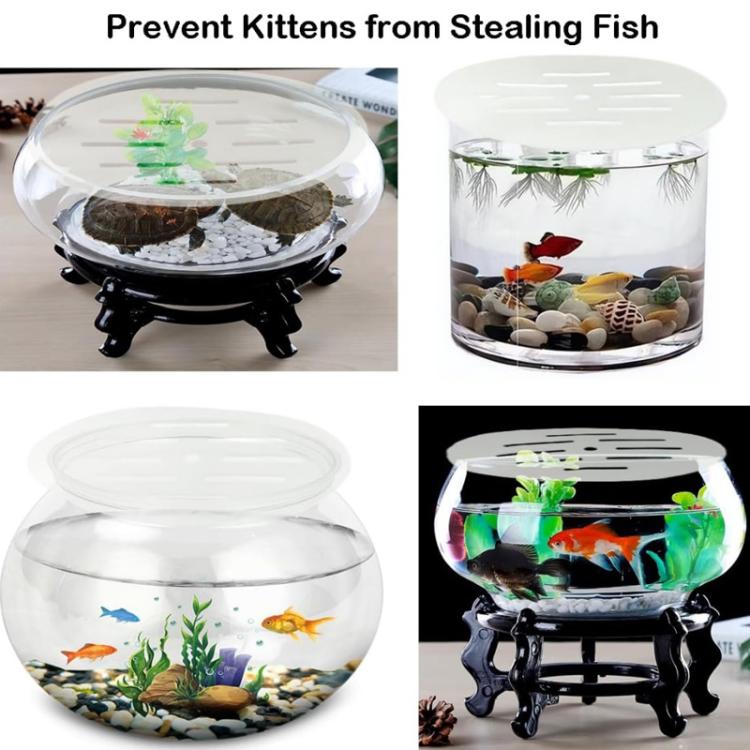 Perforated Acrylic Fish Tank Anti-Jump Cover, Single, Double