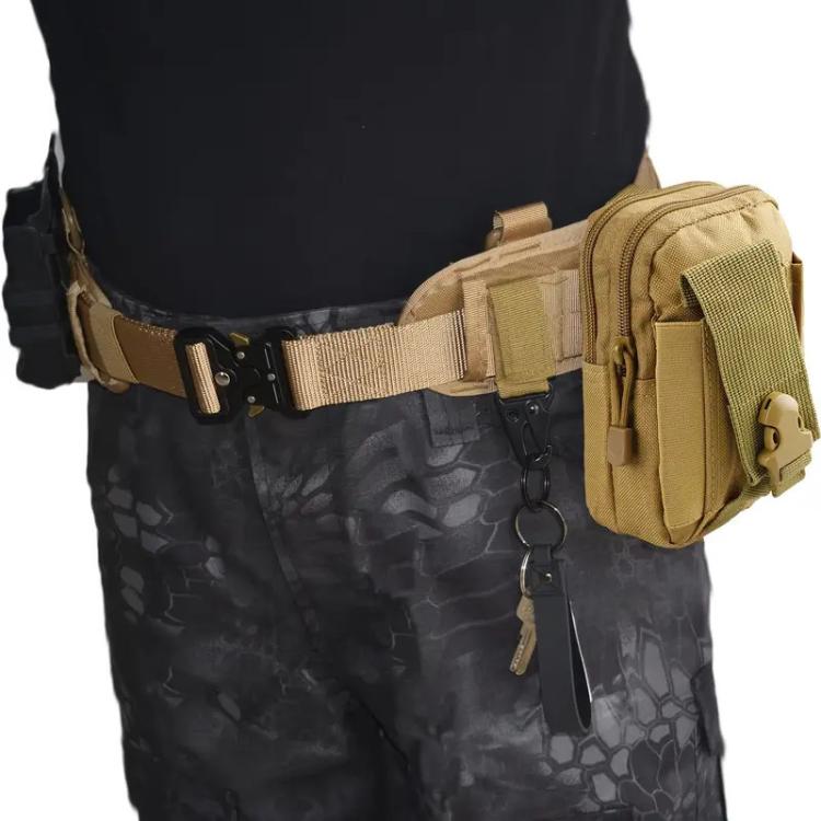 6pcs /Pack Sports Outdoor Multi-Functional Waist Bag, 6pcs /Pack Black, 6pcs /Pack Khaki, 6pcs /Pack Green