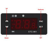 220V ETC-961 Temperature Controller With Refrigeration Defrost Alarm Calibration Functions, ETC-961 220V