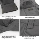 Sharkskin Softshell Fleece-lined Waterproof Windproof Cycling Hiking Suit, L, XL, XXL