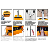 TYN20 Solar-Powered Livestock Electric Fence Energizer For Ranch Protection, EU Plug, US Plug, UK Plug, AU Plug