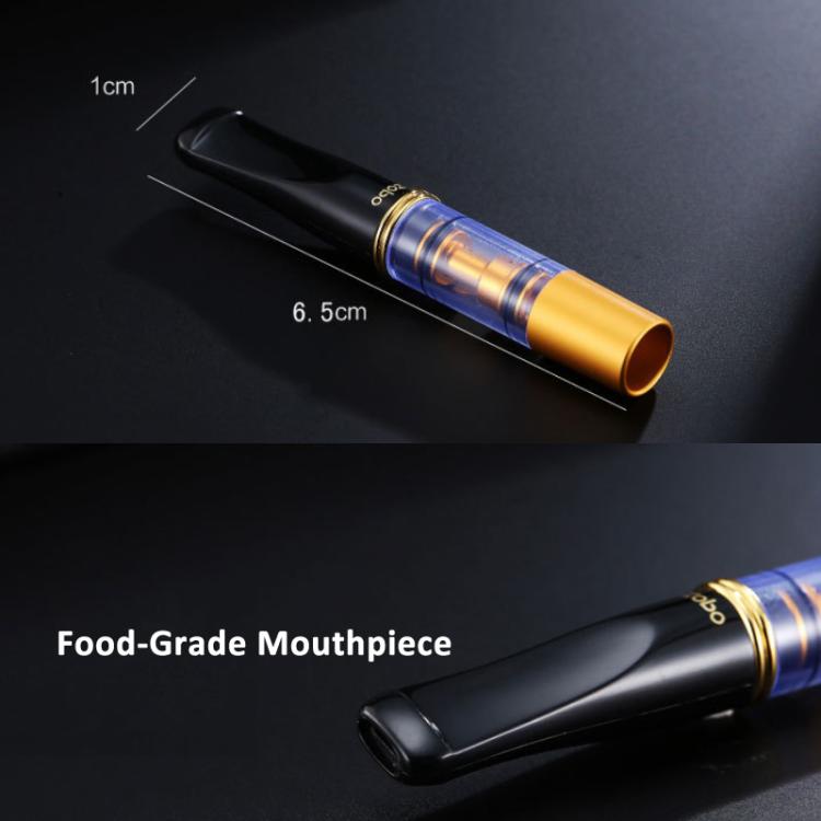 ZOBO Double Filter Cigarette Holder Reusable & Washable 7.6mm Wide Cigarette Filter