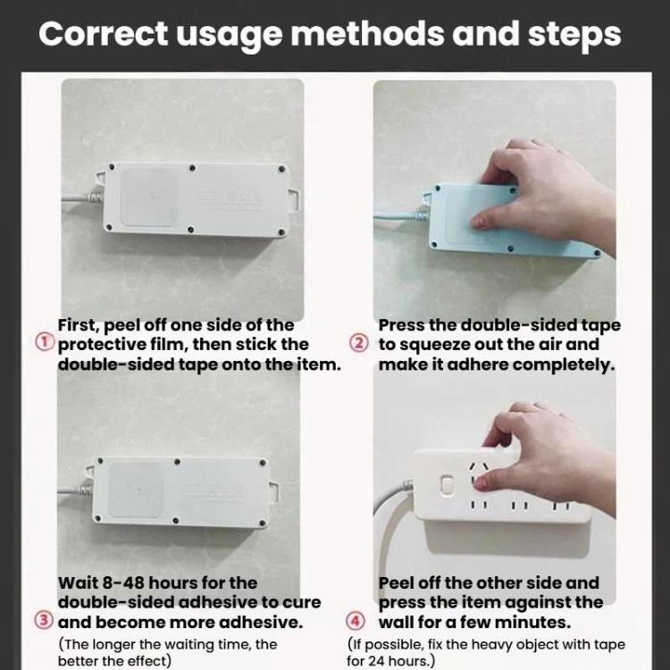 Transparent Double-Sided Adhesive Pads Cuttable & Residue-Free Mounting Stickers, 33pcs