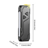 RGB Color-Changing Multi-Functional EDC Flashlight With Magnet
