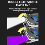 RGB Color-Changing Multi-Functional EDC Flashlight With Magnet