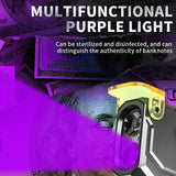 RGB Color-Changing Multi-Functional EDC Flashlight With Magnet