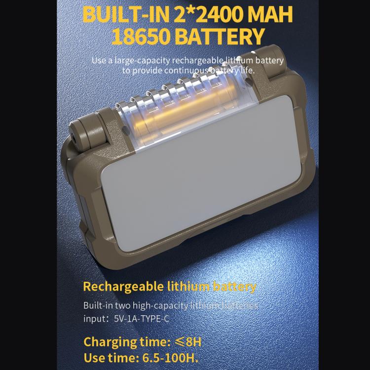 180-Degree Foldable Camping Light Multi-Functional Lighting Work Light