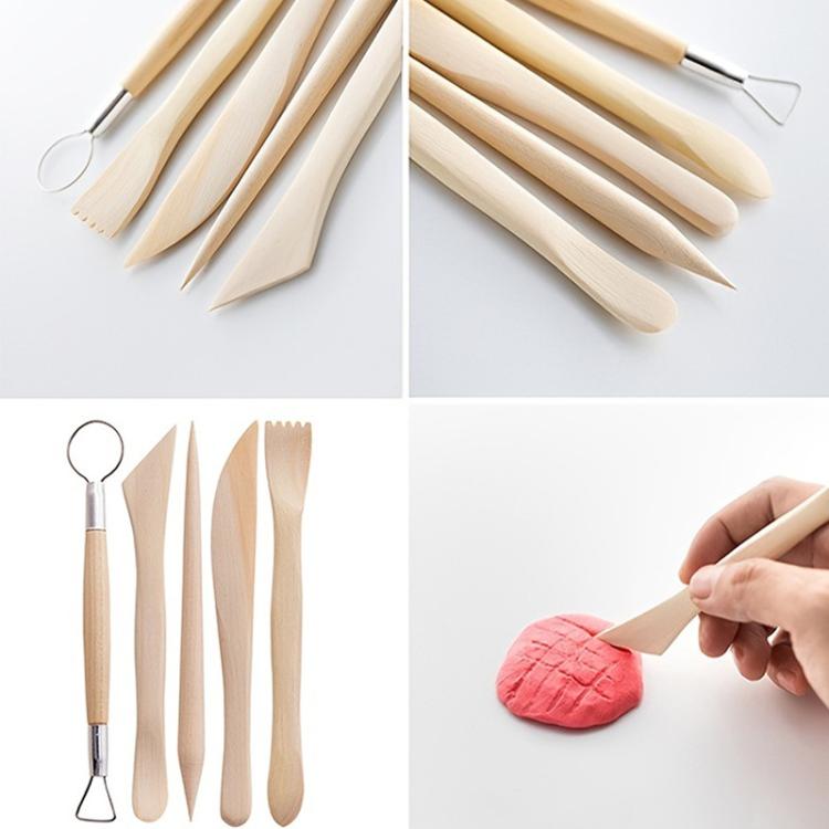 10-Piece Pottery Tool Set Clay Sculpting Carving Kit for Beginners - DIY Ceramic Clay Art Supplies
