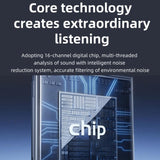 16-Channel Open Fit Behind-The-Ear Hearing Aids Dual Devices With Magnetic Digital Display Charging Case, Magnetic