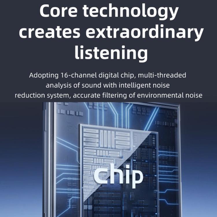 16-Channel Open Fit Behind-The-Ear Hearing Aids Dual Devices With Magnetic Digital Display Charging Case, Magnetic