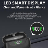 16-Channel Open Fit Behind-The-Ear Hearing Aids Dual Devices With Magnetic Digital Display Charging Case, Magnetic