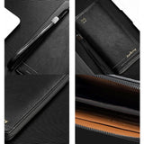 Baellerry C3166 Long Antimagnetic RFID Zipper Clutch Large Capacity Multi-Card Wallet