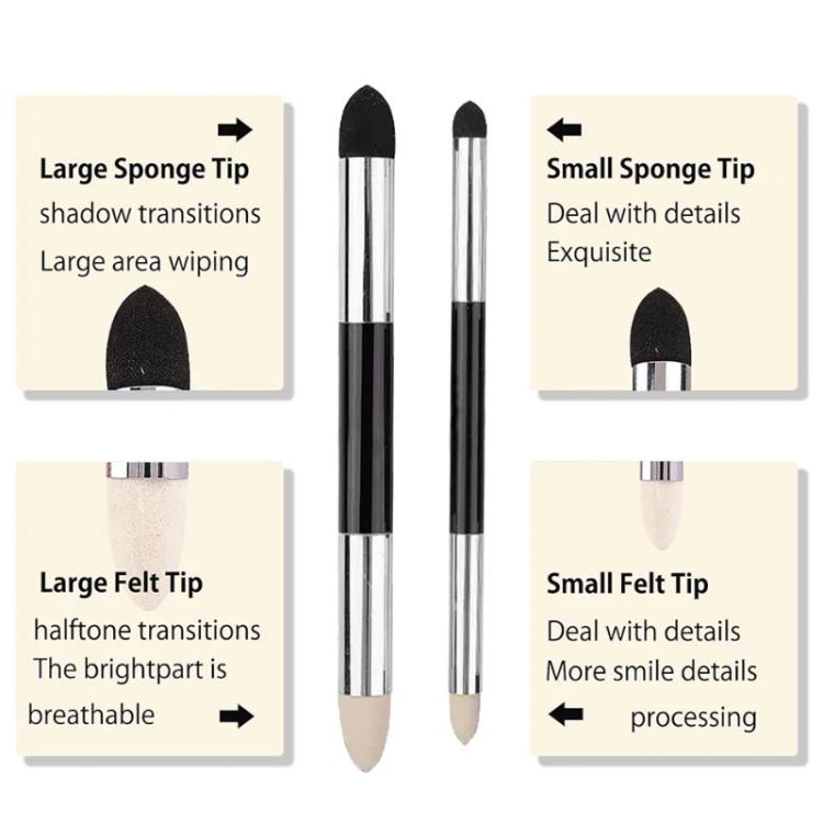 36 In 1 Sketch Drawing Set Blending Stumps Tortillons & Sponge Tools with 24 Replaceable Tips