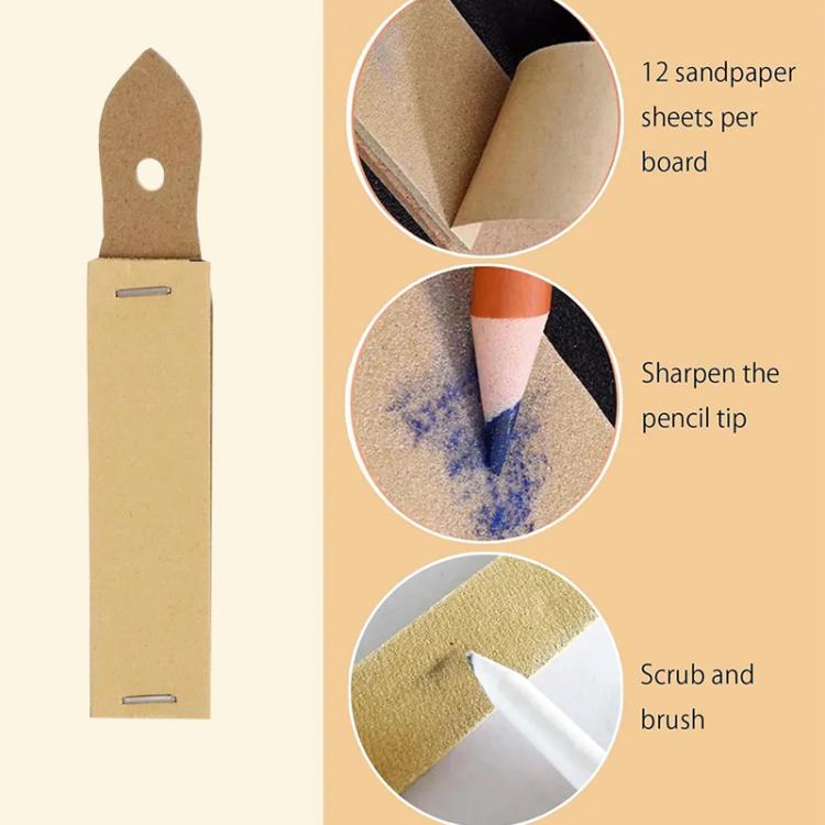 36 In 1 Sketch Drawing Set Blending Stumps Tortillons & Sponge Tools with 24 Replaceable Tips