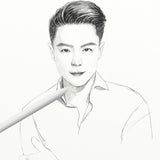 36 In 1 Sketch Drawing Set Blending Stumps Tortillons & Sponge Tools with 24 Replaceable Tips