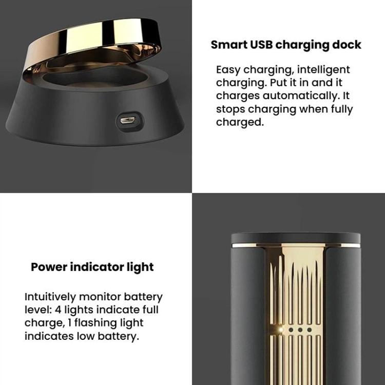 Electric Bottle Opener With Indicator Light Fully Automatic Wine Opener