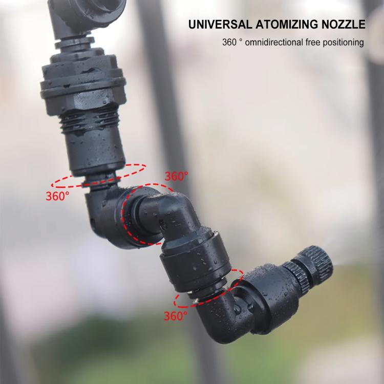 WiFi Misting System For Rainforest Vivariums Smart Timer Control Via Tuya App Low Noise Spray Kit, EU Plug, US Plug, UK Plug